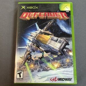 Defender (Microsoft Original Xbox, 2002) CIB Complete with Manual